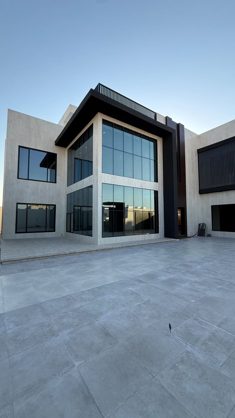 Glass-front facade